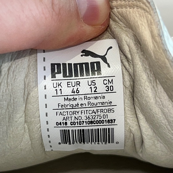 FENTY PUMA by Rihanna - Men's 12US Creepers - Glo White Patent Leather - RARE!!! - Picture 10 of 13